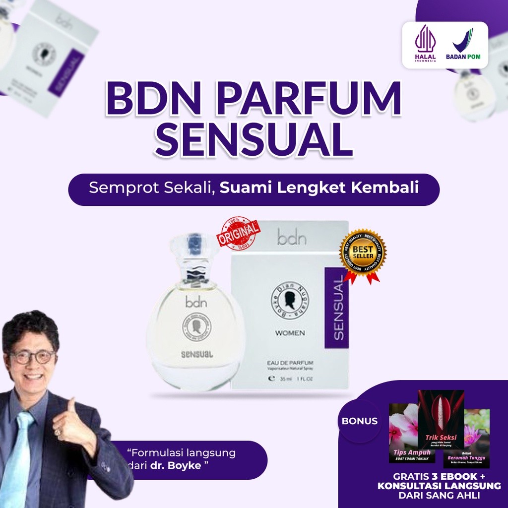 Promo || BDN PARFUM SENSUAL Parfum Pemikat Pasangan Dr Boyke