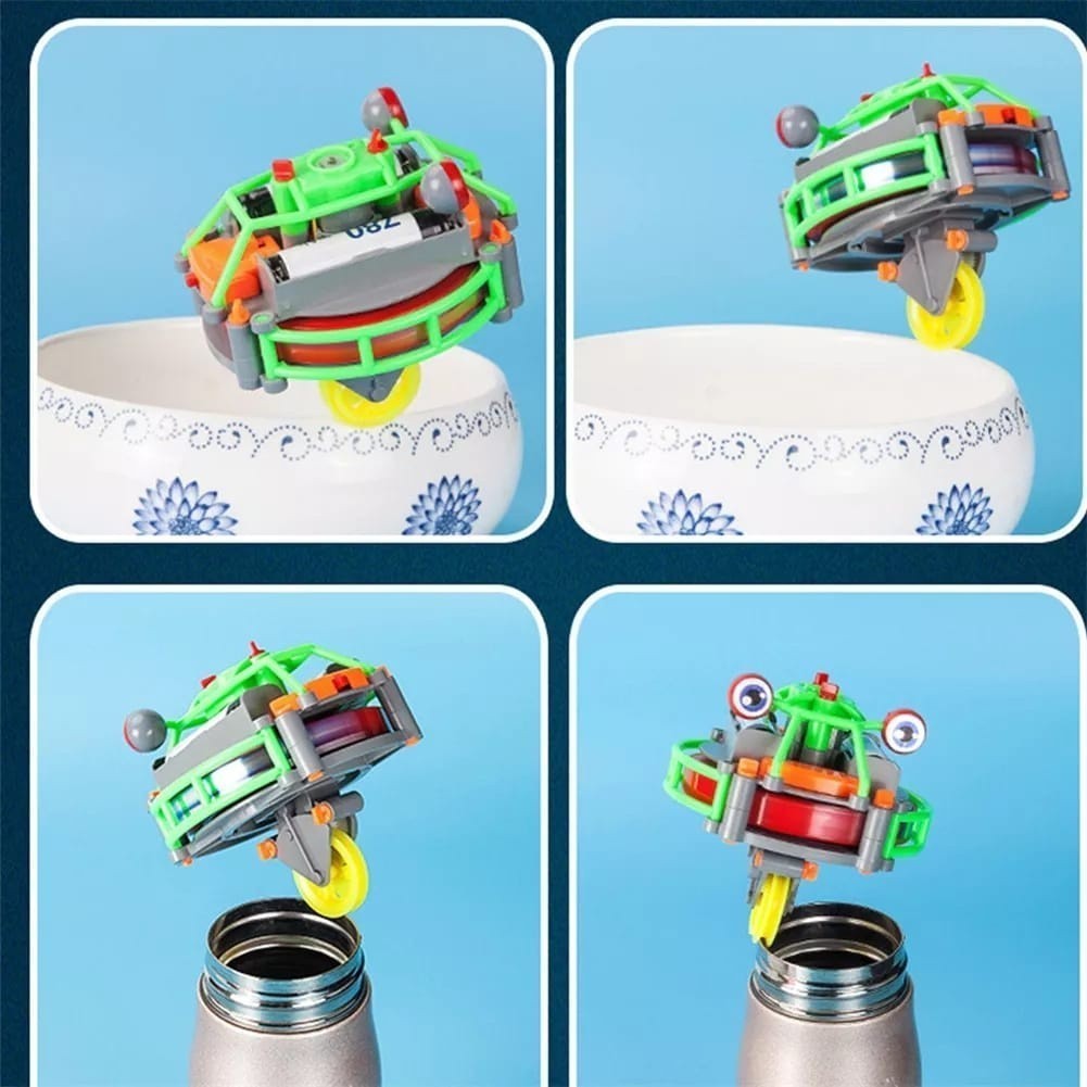 Mainan Anak Robot Anti Gravitasi Wire Walking Unicycle Tumbler Toy Funny Gyroscope Game Spinning Toy