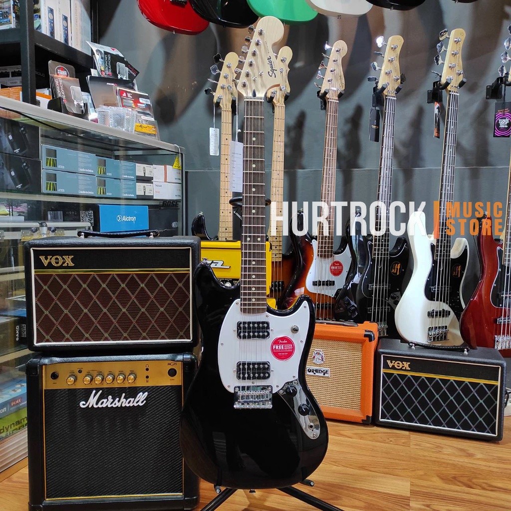 Squier Bullet Mustang HH Black