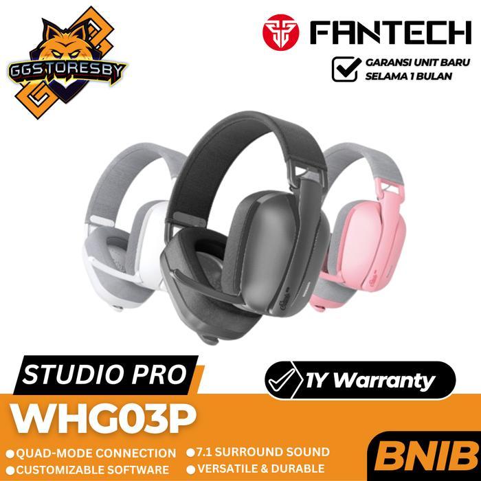 FANTECH STUDIO PRO WHG03 VIRTUAL 7.1 Gaming Headset - STUDIO-BLK