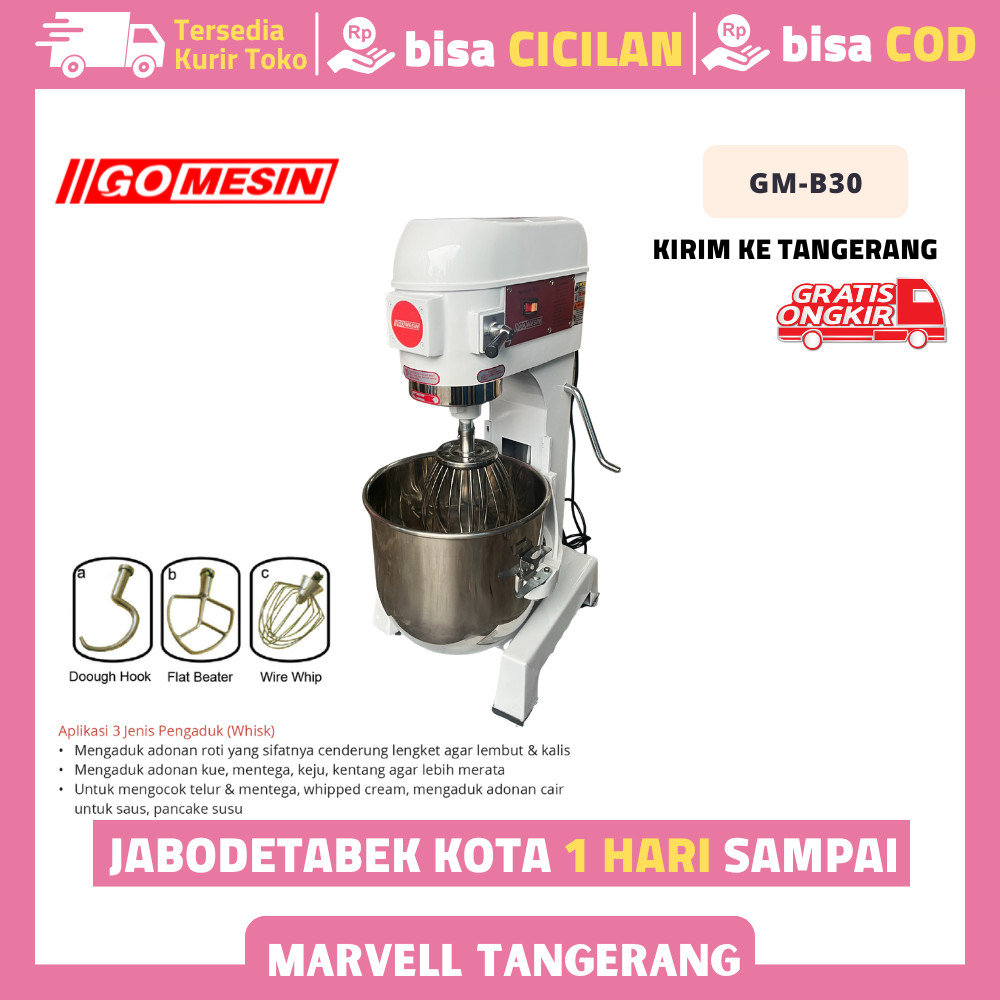 PLANETARY MIXER GETRA APN30C MIXER ADONAN ROTI KUE 30 LITER