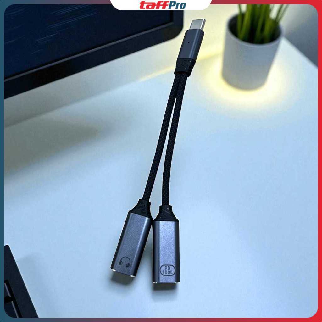 Kabel OTG 2in1 USB Type C Male to Lightning Type C Charging - DG21