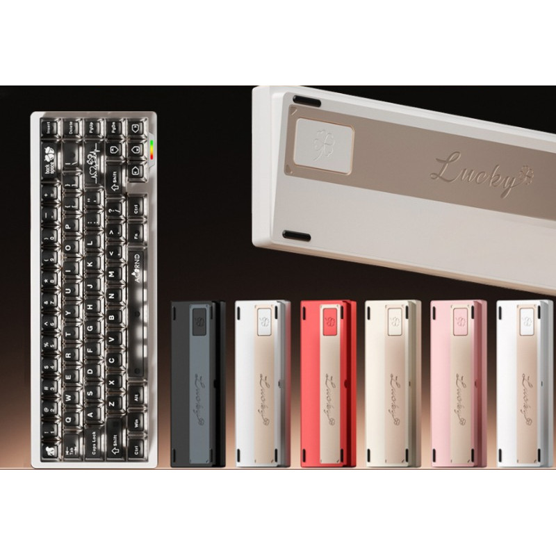 Weikav Lucky65 V3 Lucky65 V2 NUT65 Wireless Aluminum Mechanical Keyboard Kit 60% Bluetooth 24G Wired