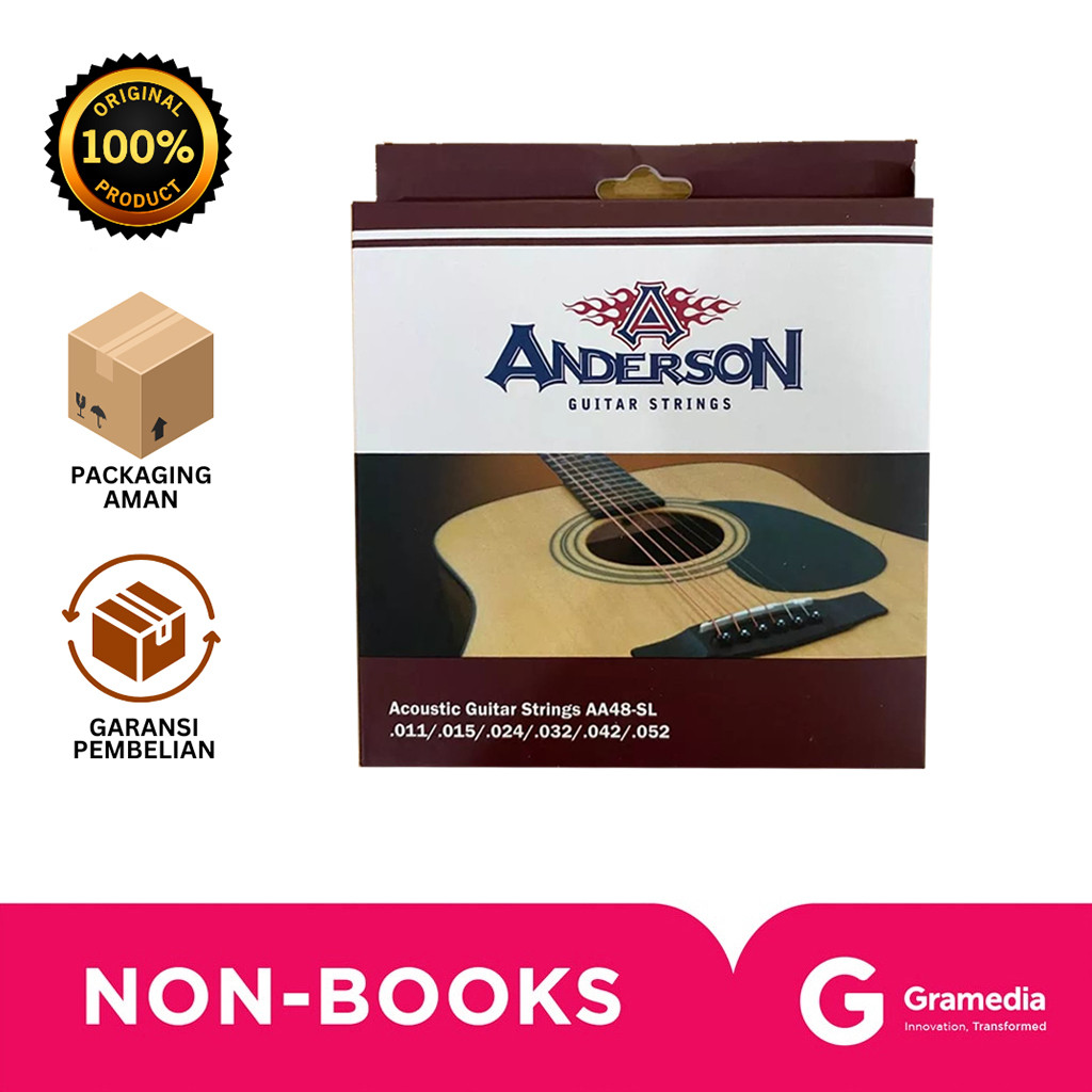 Gramedia Bali - MG ANDERSON ACOUSTIC GUITAR STRING AA48-SL