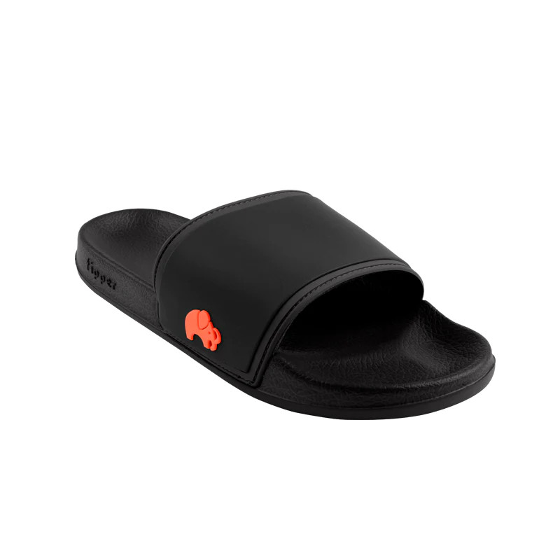Sandal Fipper SLIP ON black orange