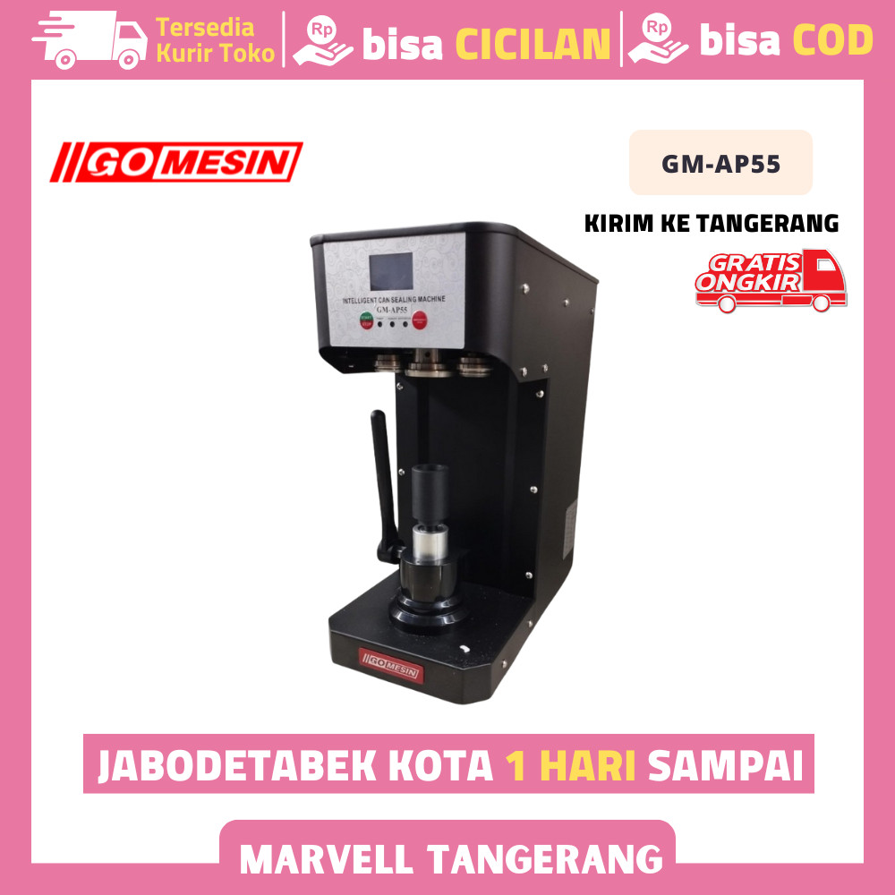 CAN SEALER Gomesin GM-AP55 MESIN PENUTUP KALENG OTOMATIS