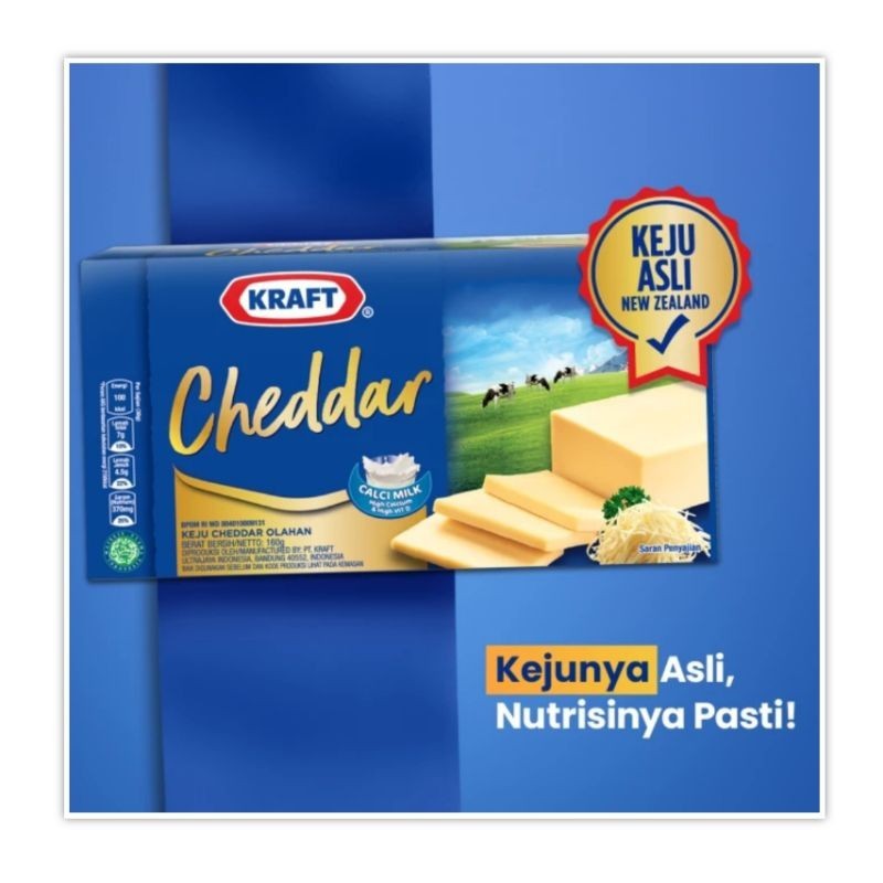 Kraft Cheddar 160 gr Keju