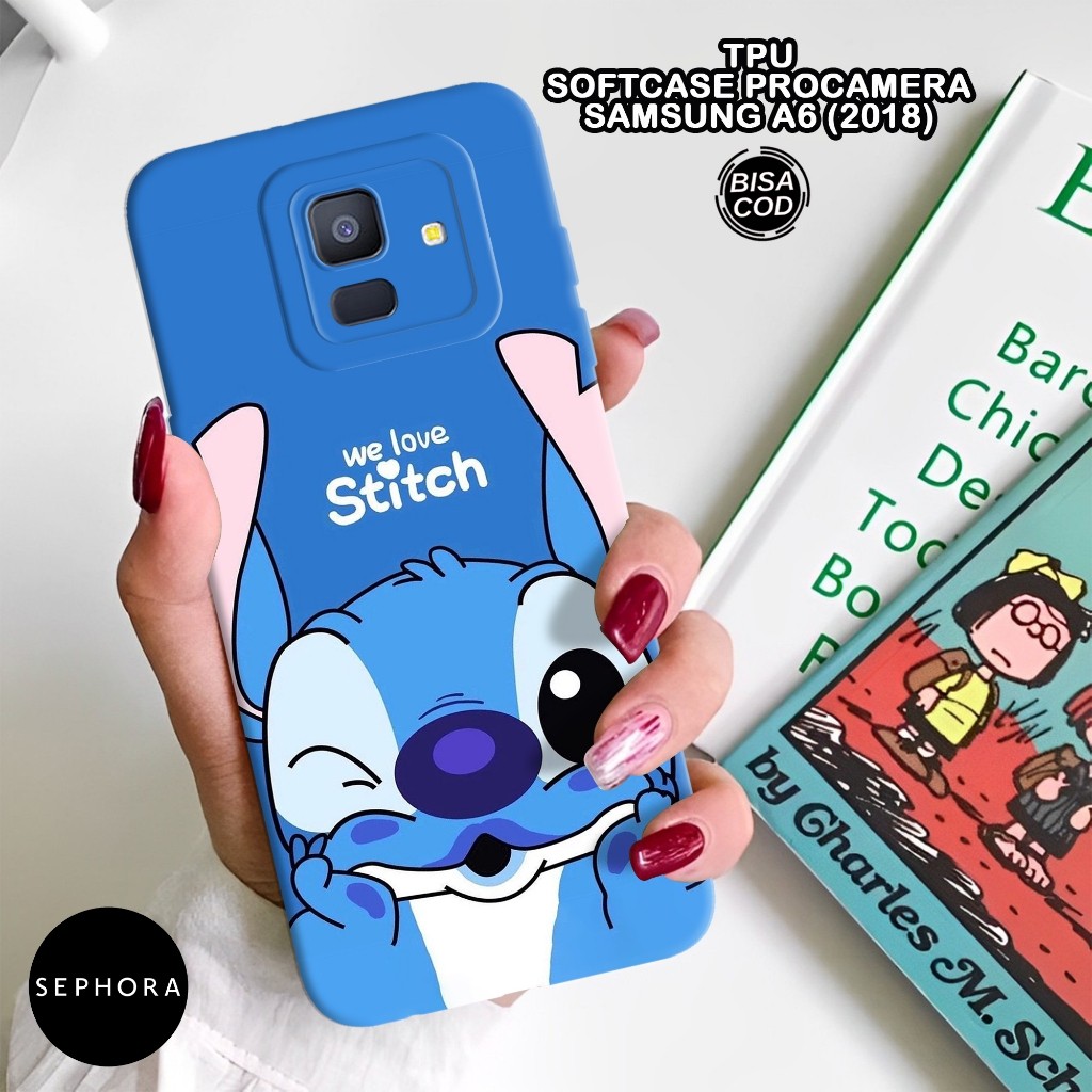 HARDCASE Samsung A7 (2018) - Fashion Case Stitch - Case Samsung A7 (2018) - HARDCASE - Casing Samsun