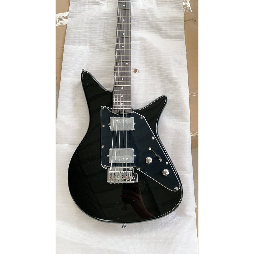 Metal Blue black music man electric guitar  22 frets musicman guitar real photo 331