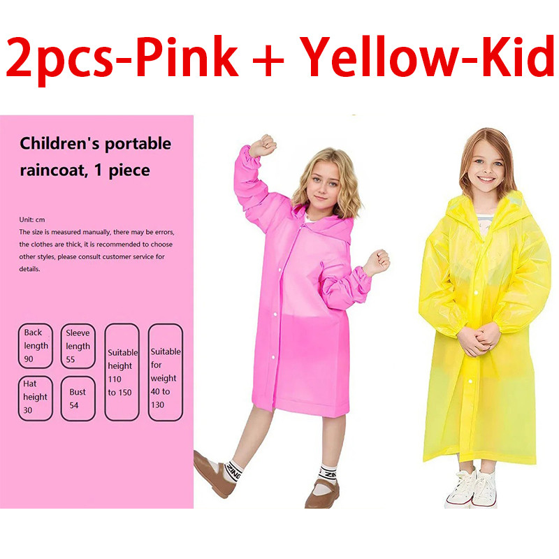 Raincoat Waterproof Raincoat Waterproof Poncho Infant Rain Coat for Boy Girl's Yellow Raincoat XYJ02
