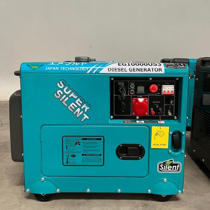 HARGA PROMO Genset 7 KVA Emerald 5000 Watt EG10000US Silent Diesel