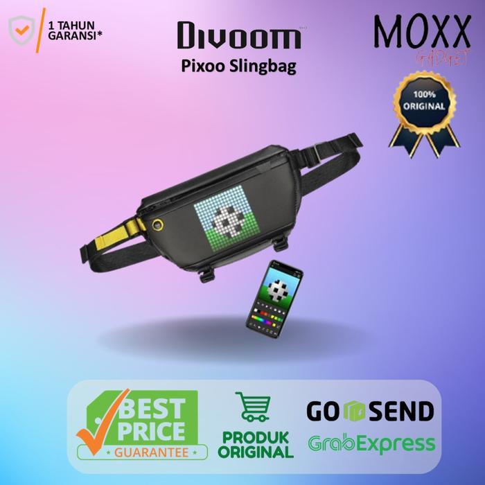 Divoom Pixoo Slingbag With pixel Art Led Display
