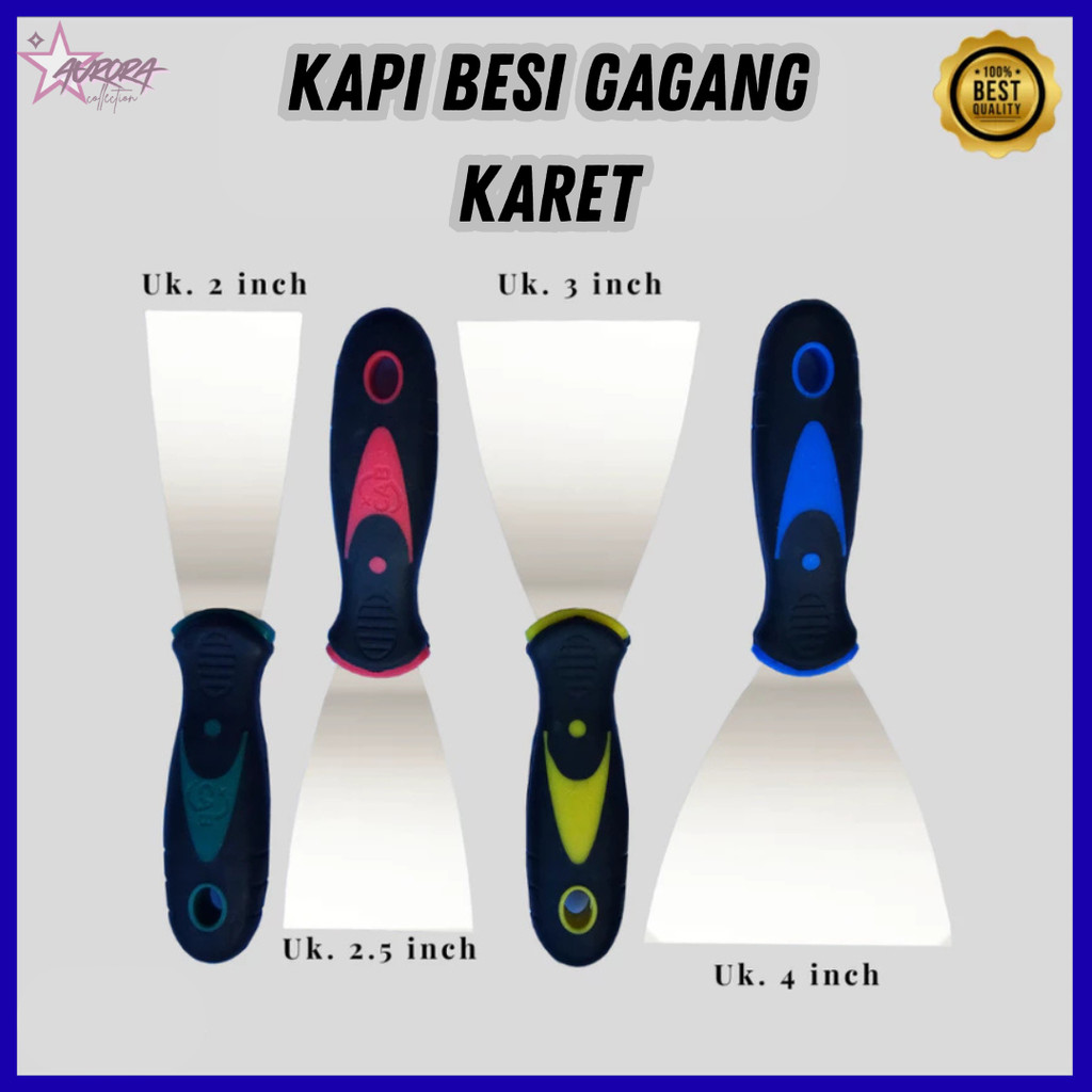 [auroracollect] Kapi Cat Stainless / Steel Kapi Dempul Stainless / Carbon Steel Scraper CAB / Kapi C