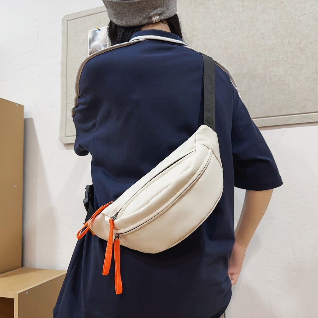 Y2.Morgan Tas Dada Kecil Tahan Air Pria  Tas Selempang Kasual Gaya Jepang  Tas Bahu Olahraga  Tas Pi