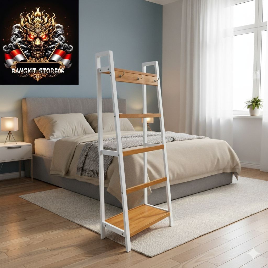 Rak mukena&sajadah model kekinian//rak sajadah aesthetic//rak handuk//cantolan sarung