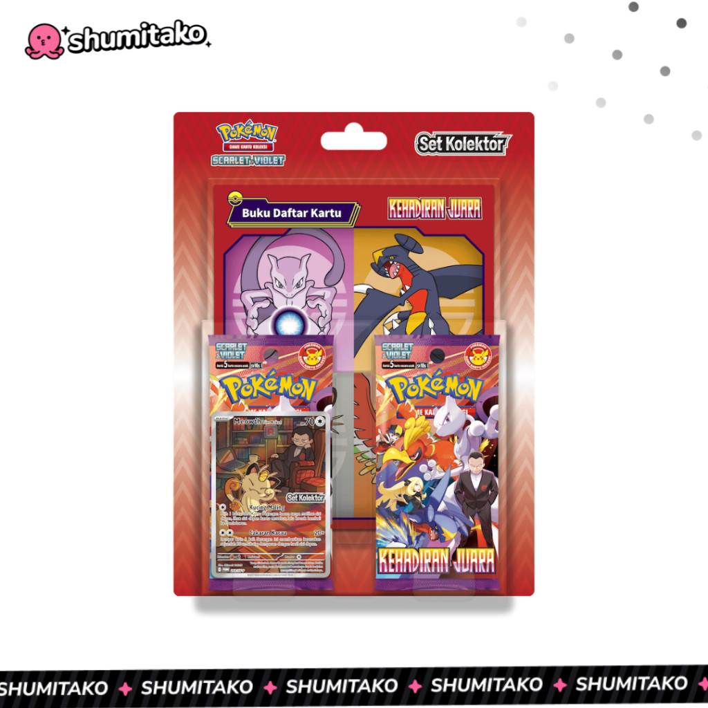Discount Pokemon Tcg Indonesia Sv10S Kehadiran Juara Booster Pack Set Kolektor Meowth Ar Promo