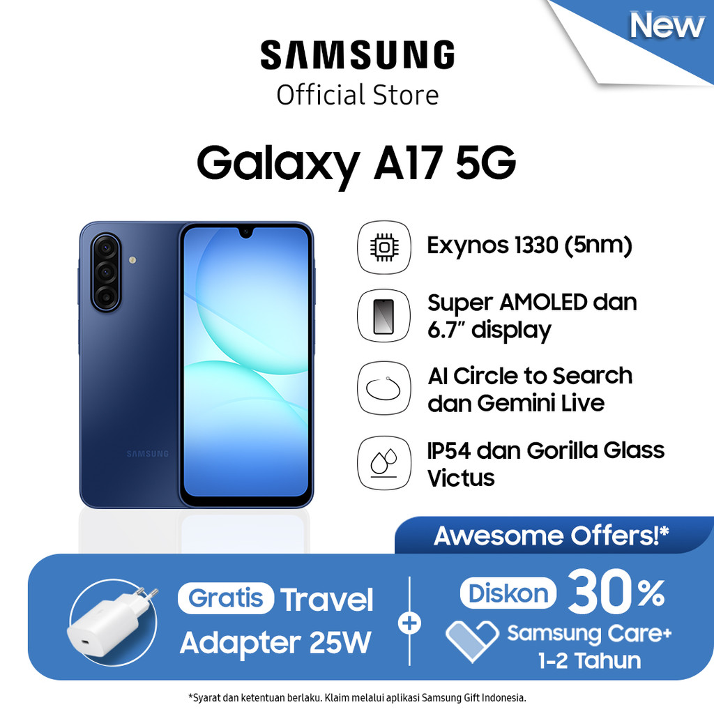 Samsung Galaxy A17 5G 8/256GB - Blue