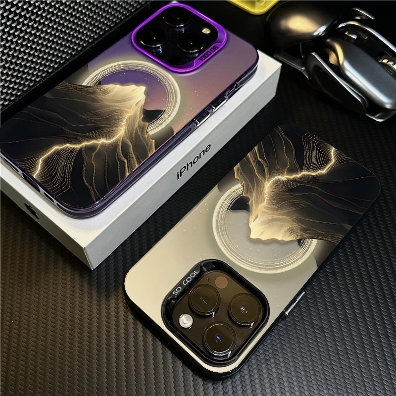 Casing HP Gunung Disinari Emas Untuk Oppo A5SA74A95A78A58A1A9 A18 A58 A55 A31 A35 A16K RENO4/5/6/7/8