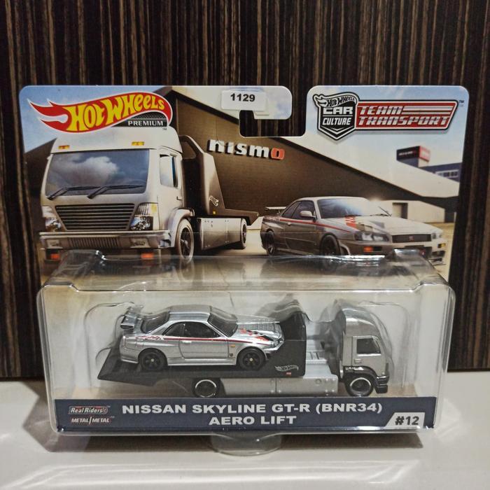 Hot Wheels Nissan Skyline GT-R (BNR34) Aero Lift (Real Riders)