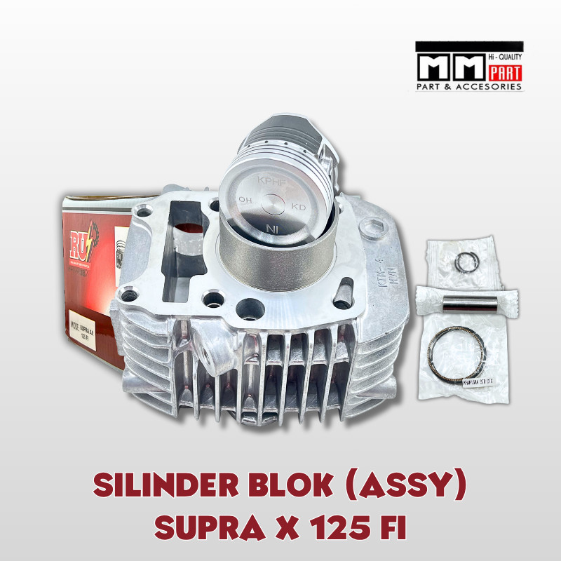 SILINDER BLOK ASSY SUPRA X 125 FI – CYLINDER BLOK SEHER KOMPLIT SUPRA X 125 FI