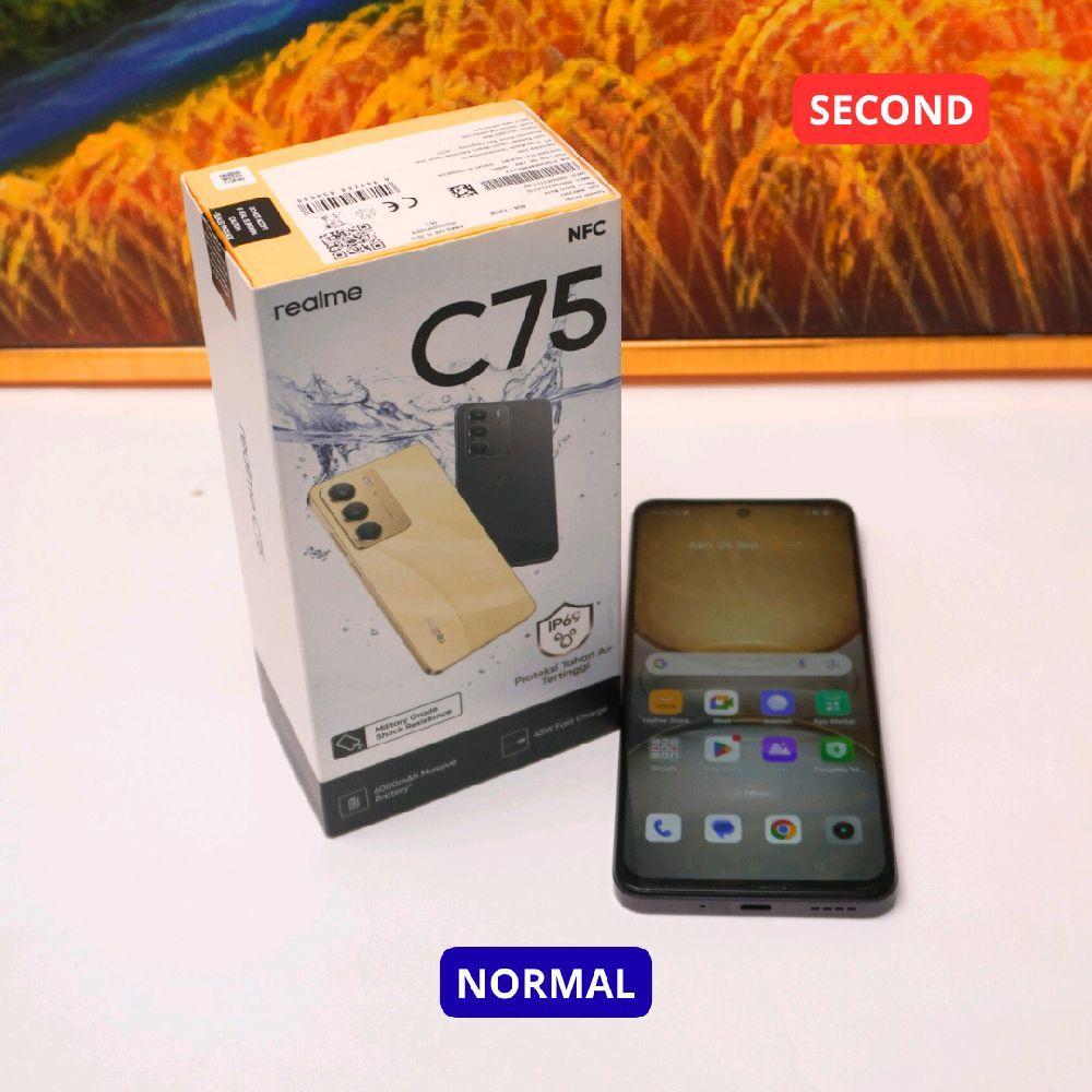 REALME C75 8/256 GB HP SECOND ORIGINAL SINAR MUTIARA CELL