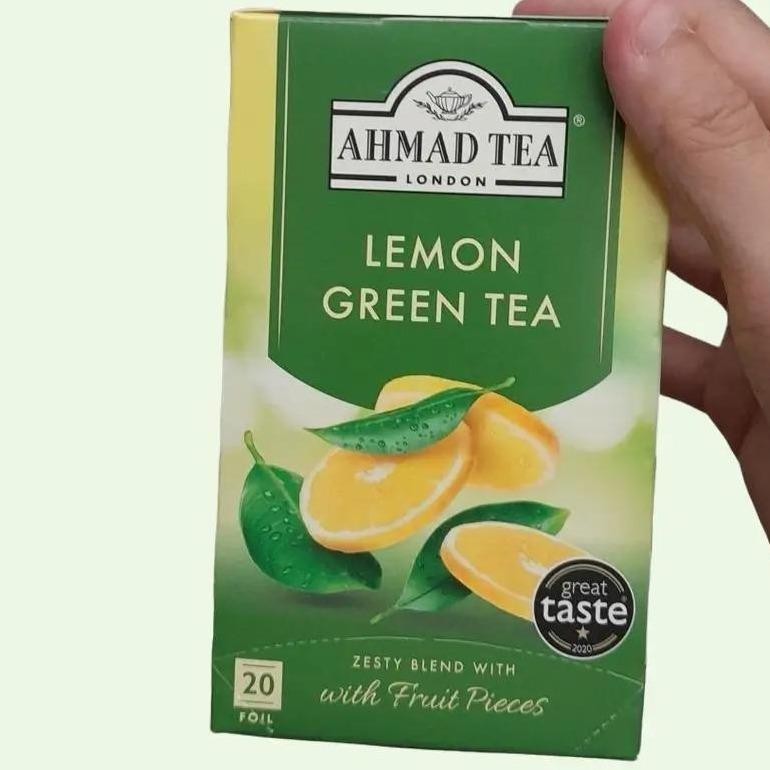 Ahmad Tea Teh Celup Rasa Lemon Greentea ( isi 20 )