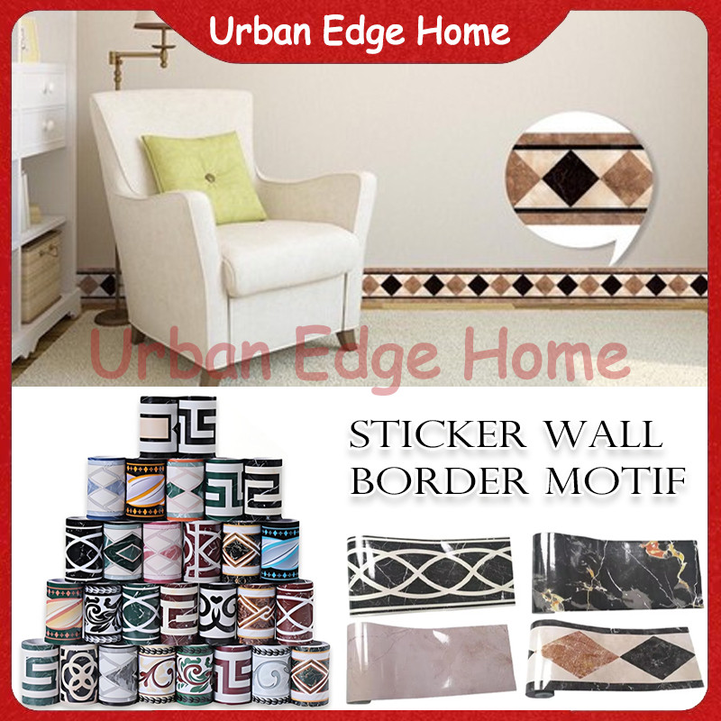 Wallpaper Stiker List Border Premium Tekstur Timbul / List Wallpaper Dinding / List Wallpaper Dindin