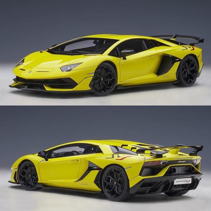GND48 AUTOart 1:18 Lamborghini Aventador SVJ (Giallo Tenerife / Yellow)