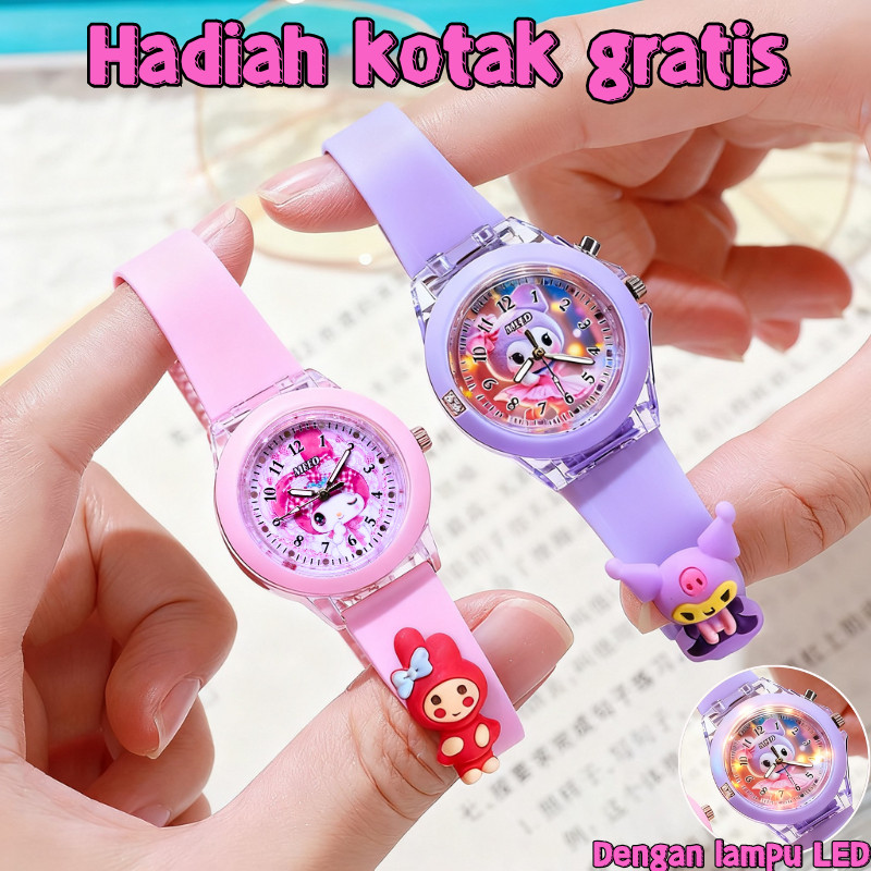 hanarayun - Jam tangan anak perempuan jam tangan anak Motif kartun kids watch led jam tangan anak di