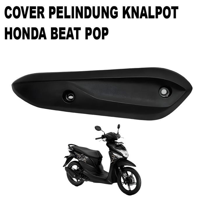 BISA COD Cover tameng knalpot honda beat pop tutup tameng beat pop cover knalpot beat pop - Beat Pop