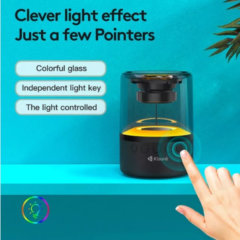 Speaker Aktif Bluetooth Portable LP1S Tanpa Kabel Subwoofer Stereo - KU