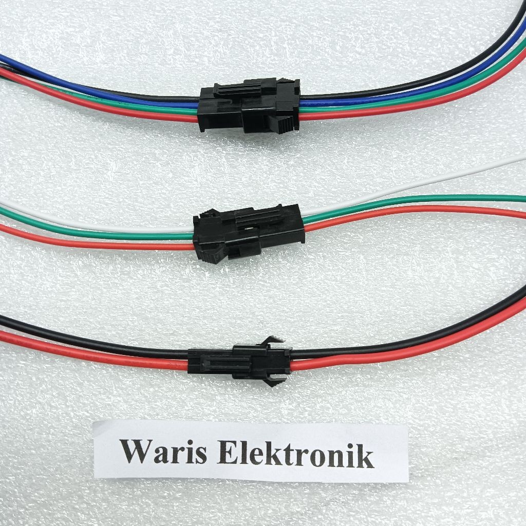 Soket Sambungan Soket Kabel 2 Pin KECIL, 3 Pin KECIL, 4 Pin KECIL Konektor