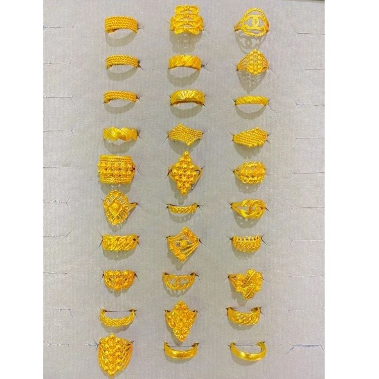 Cincin Koin 91 Asli Emas Murni Model Terlengkap