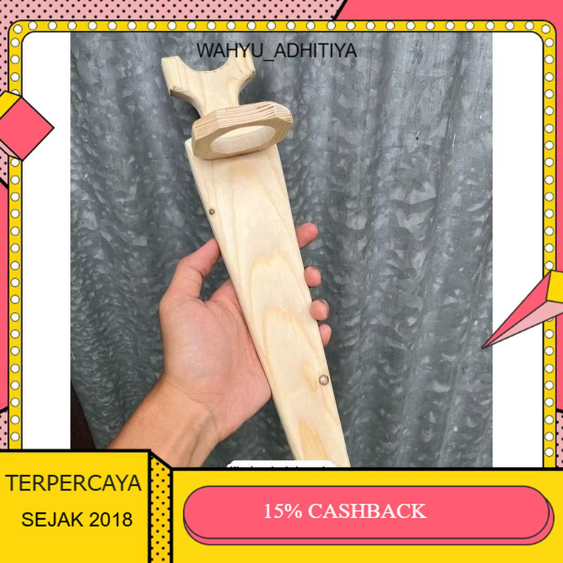 Blawong keris kayu jati putihan