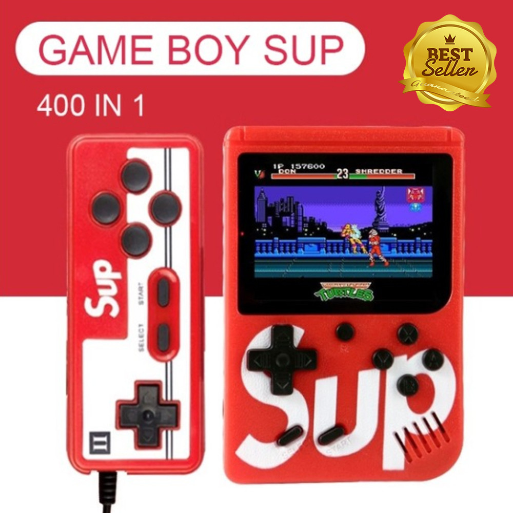 M OFC - Game Boy Mini SUP LCD 3inch 400 Permainan Portable Mainan Anak