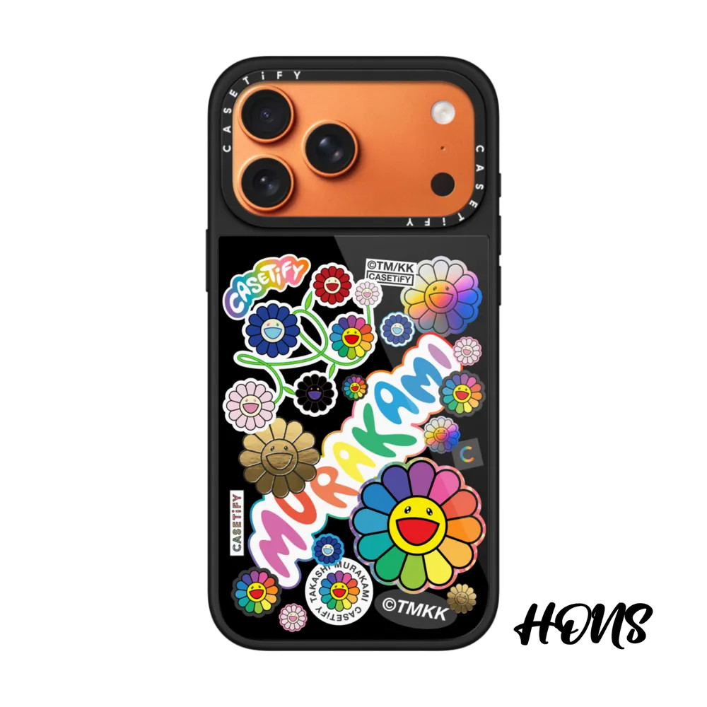 CASETiFY Co Branded Takashi Murakami Sunflower Sticker In Stock, Fully Printed, Suitable For iphone 