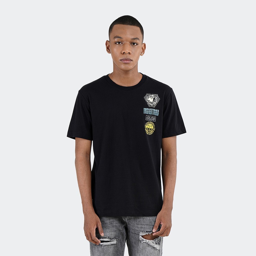 CELCIUS Kaos Sablon LIN000007C Hitam