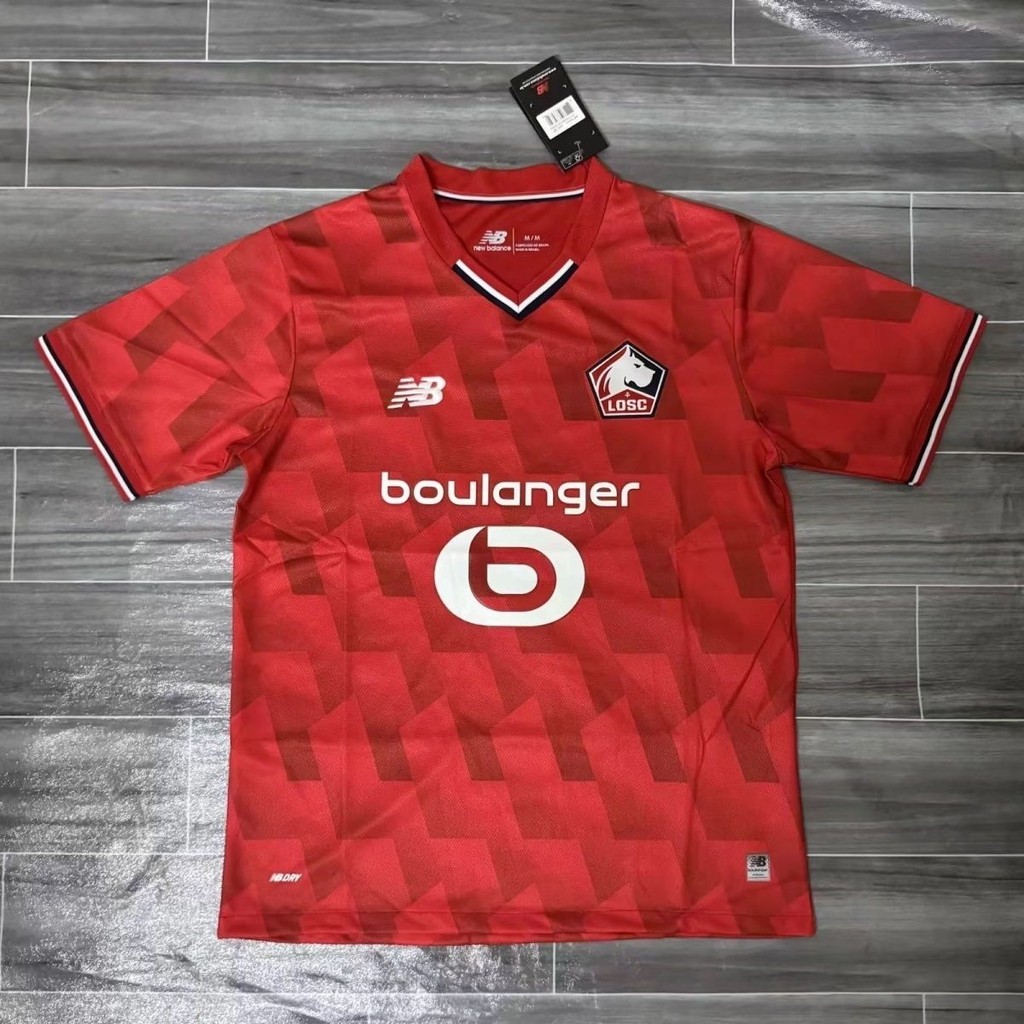 25-26 Jersey kandang Lille T shirt pria