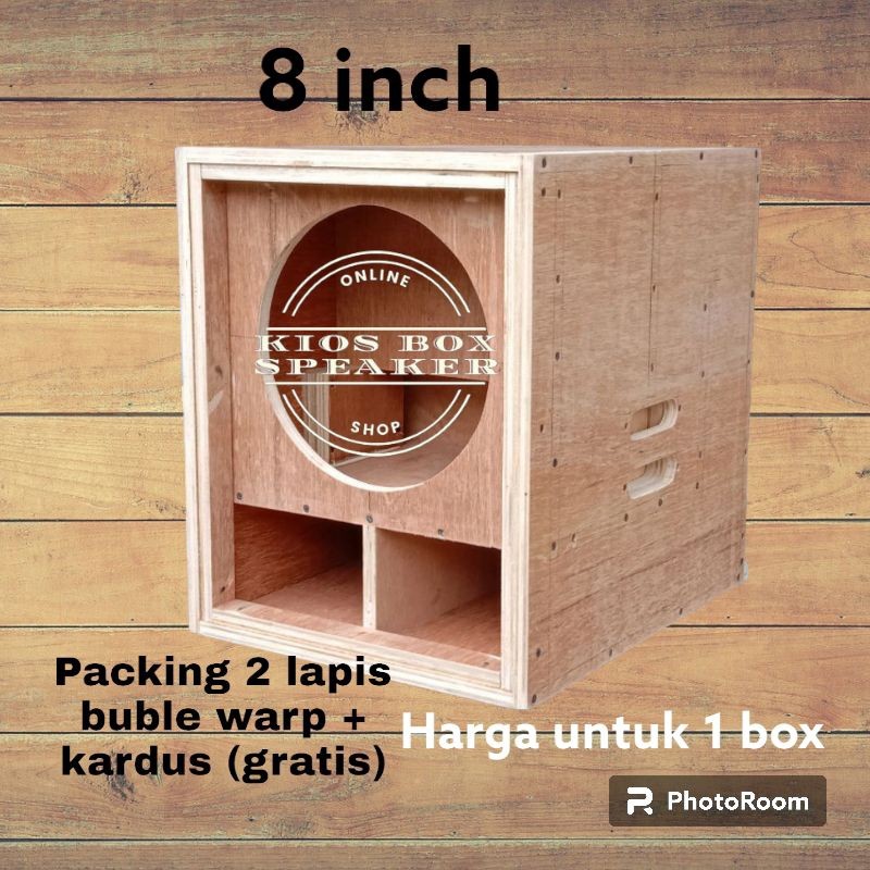 BOX SPEAKER MINISCOOP SINGLE 8 INCH TEBAL TRIPLEK 12 mm