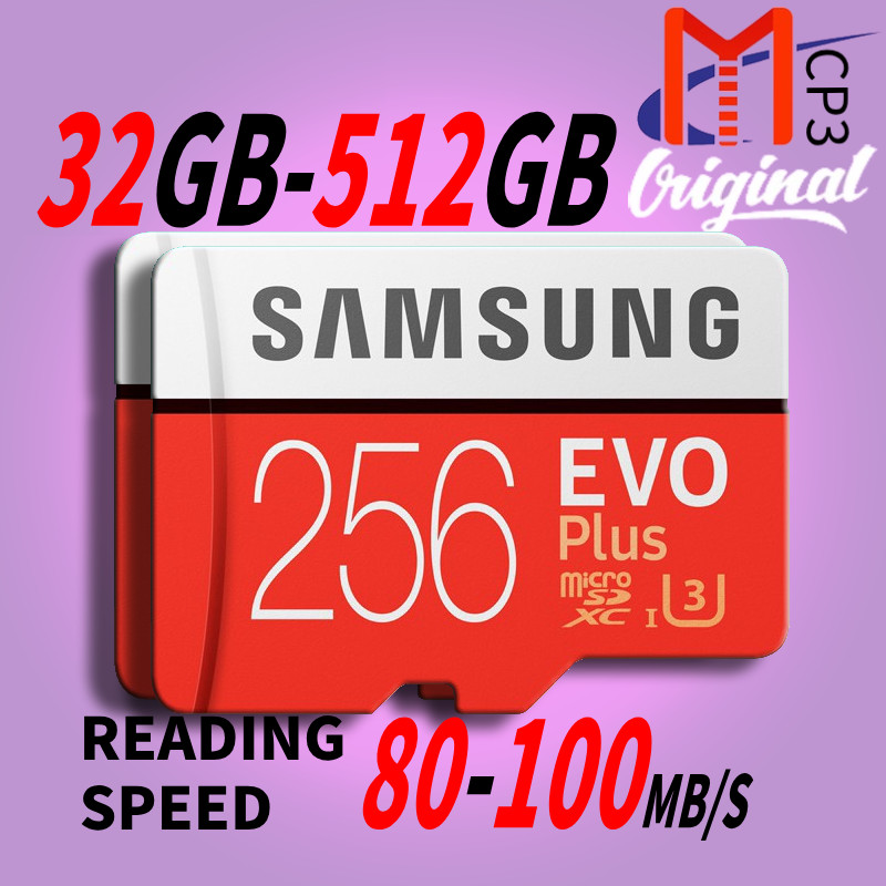 Micro Sd Memory Card 32GB/64GB/128GB/256GB/512G 100MBps Class 10 Memori card