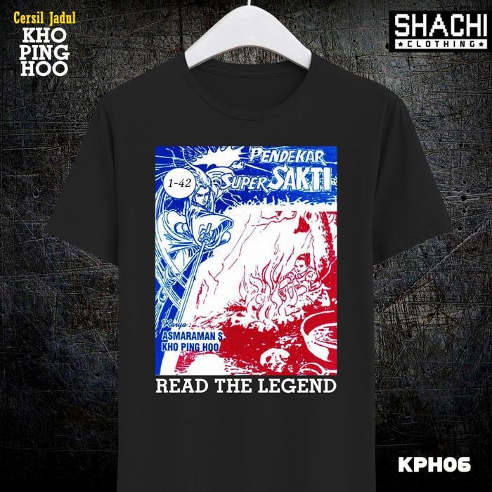 (COD) Kaos Cersil Silat Jadul Kho Ping Hoo Set B - Premium Color NSA 24s - S