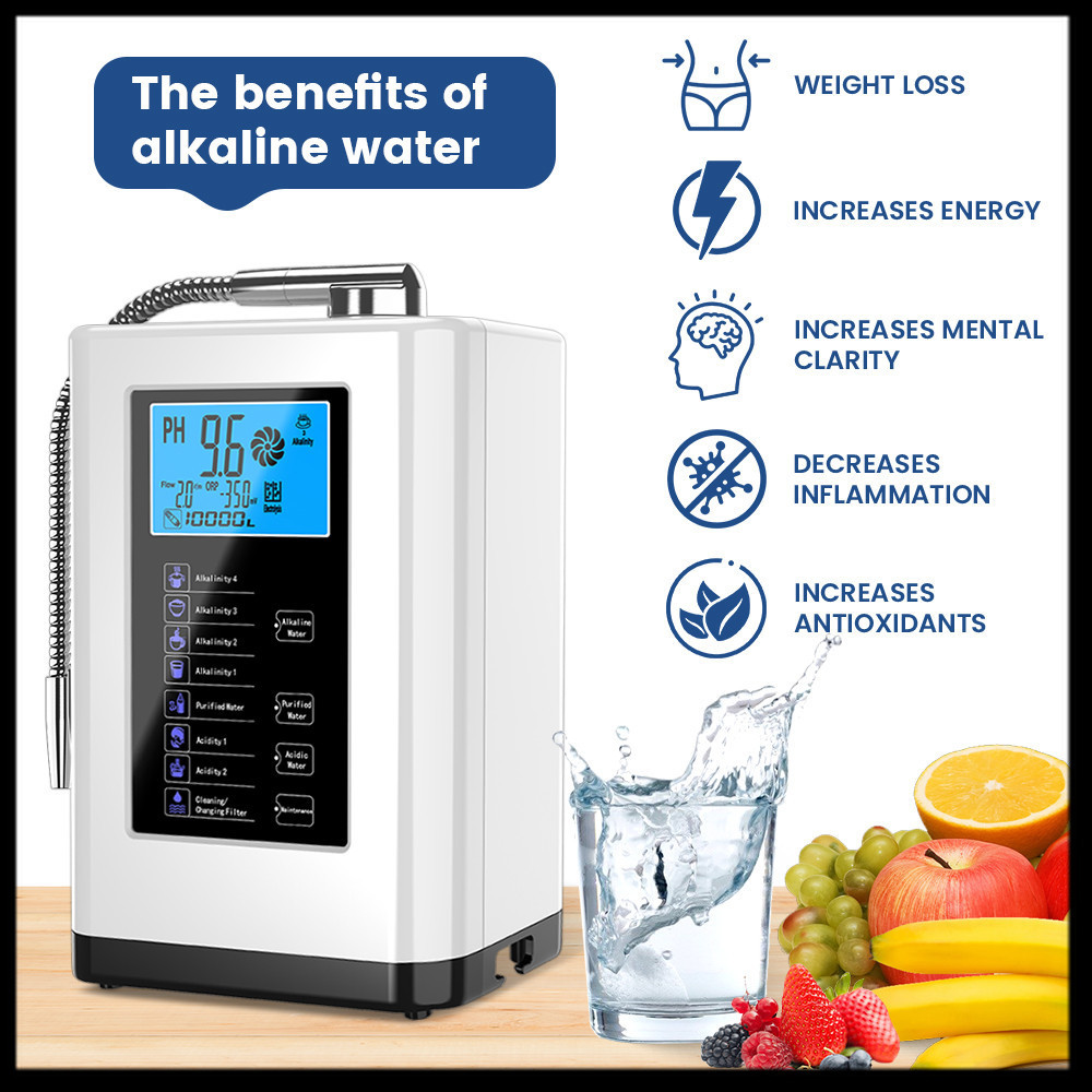 BADABEST Alkaline Water Machine Ionizers PH Water Device Alkaline Water Dispenser 5 Plate Platinum C