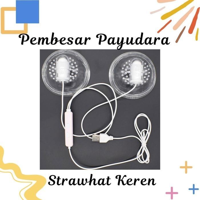 ALAT PEMBESAR PAYUDARA WANITA,  ALAT PIJAT PAYUDARA WANITA, BREAST MESSAGE PUMP - 2cup powerbank