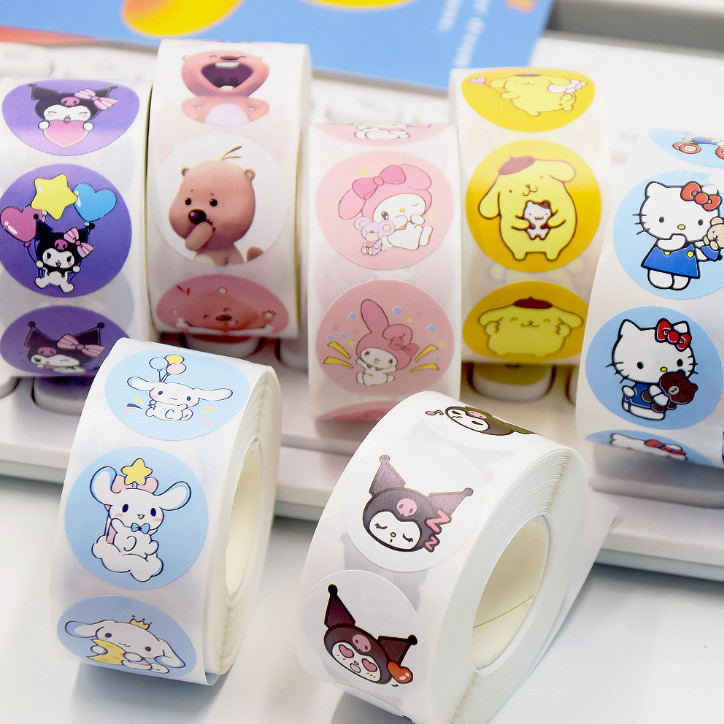 6267 Stiker Roll Dekoratif / Stiker Roll Motif Kartun / Decorative Sticker Roll / Sticker Roll / Sti