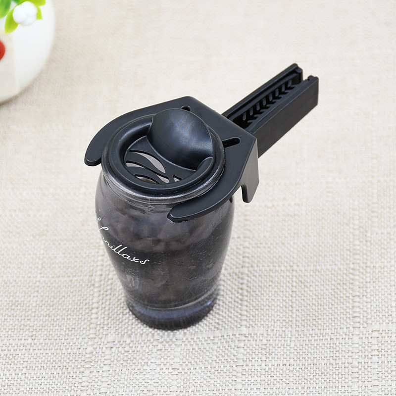 Zeolite Fragrance Vent Clip ffuser Interior Car Air Freshener Aroma Glass Jar Auto Accessorie Lemon 