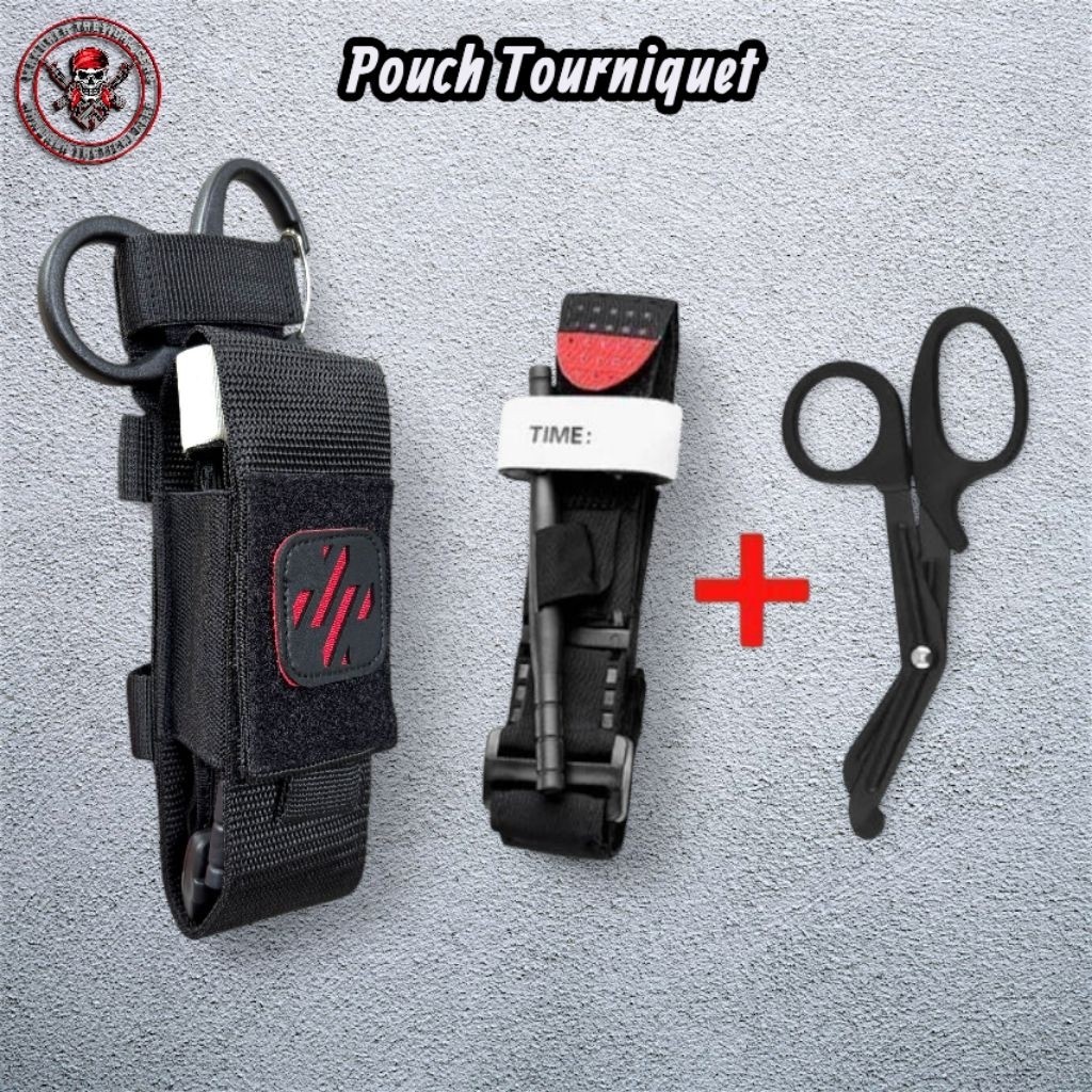 Pouch Tourniquet Tactical Cordura | Pouch Tourniquet Set Gunting Medis