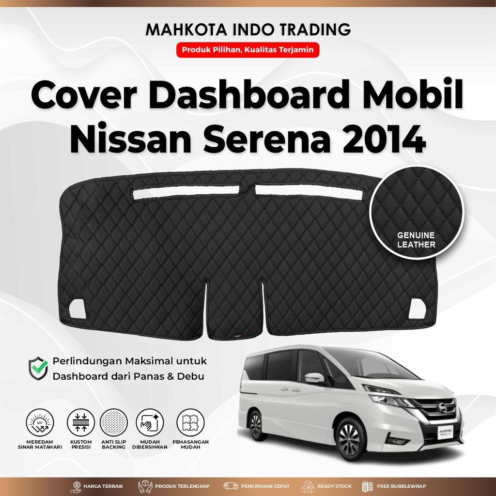 Car Cover Dashboard Mobil Serena 2014 ( C24 ) Premium Custom Fit / Pelindung Dashboard Mobil Fusion
