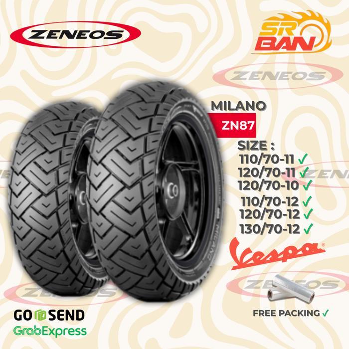 Ban ZENEOS MILANO 110/70-11, 110/70-12, 110/70-13, 120/70-10, 120/70-11, 120/70-12, 120/70-13, 130/7