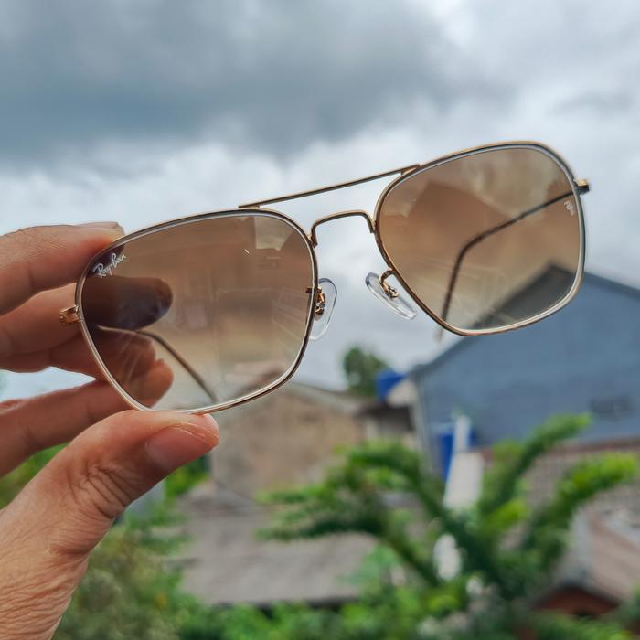 Kacamata Original Raybn Caravan RB3136 Lensa Gradasi Coklat