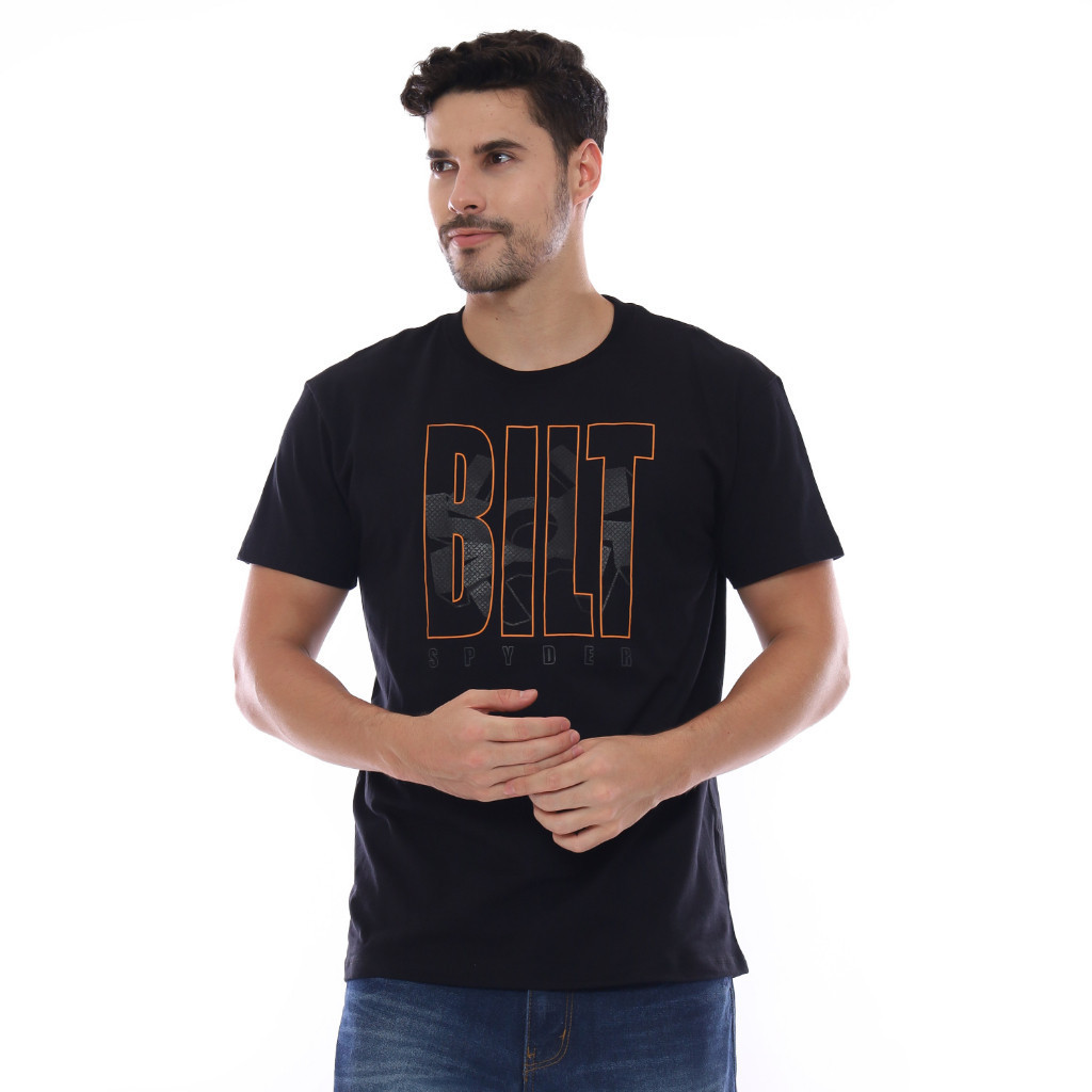 ORI  Spyderbilt Kaos Lengan Pendek Pria True Bilt Planet Surf Tee